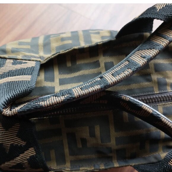 Authentic Fendi Zucca Canvas Mini Bag Tote FF Logo - Picture 3 of 4